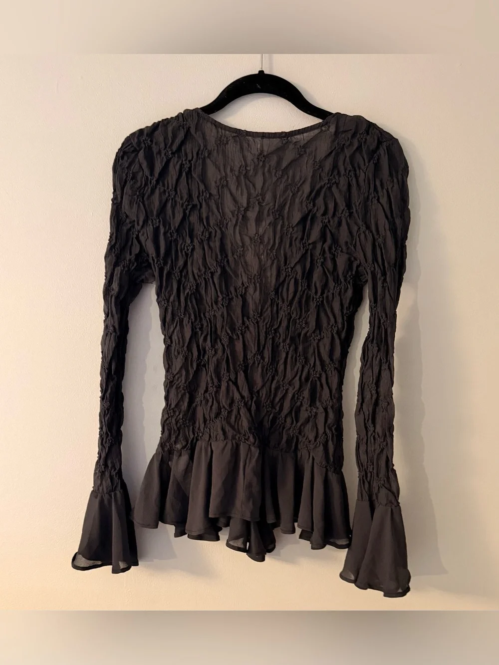 Free People Elias Smocked Blouse - Picture 9 of 9